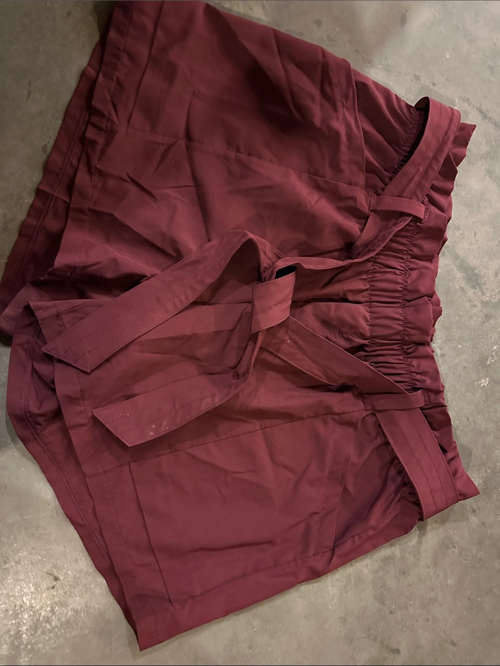 90 Degree By Reflex Burgundy Athletic shorts